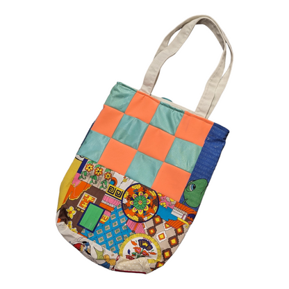 Patchwork Tote Bags by Cool Trash