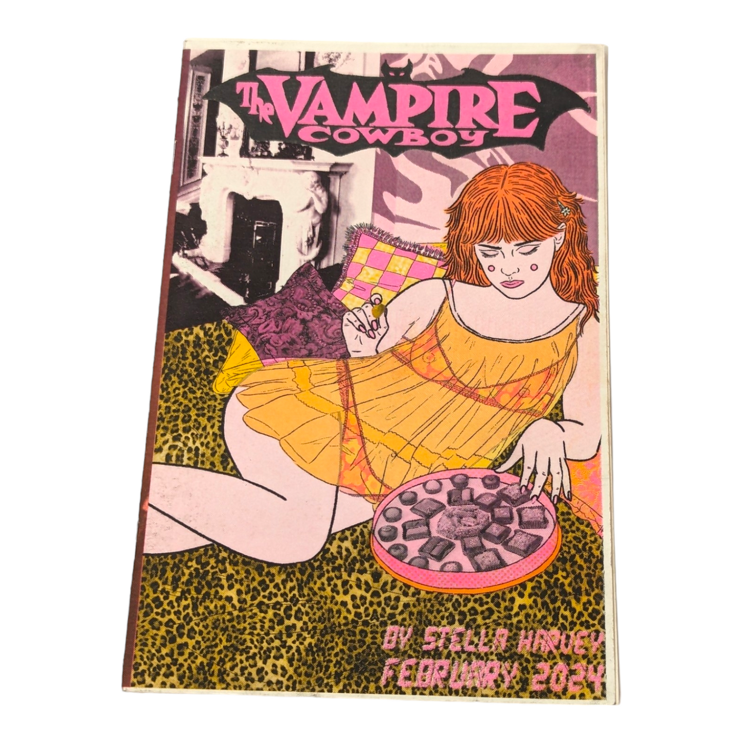 Handmade Vampire Cowboy Risograph Zine by Soft Stella