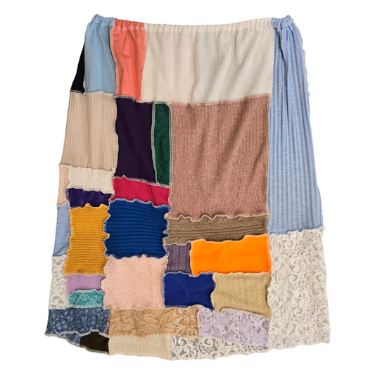 Patchwork Skirts by Fruitful Interpretation of Time