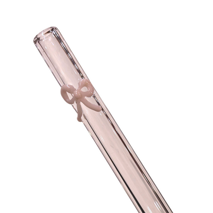 Reusable Glass Charm Straw by manic pixie dream squirrel