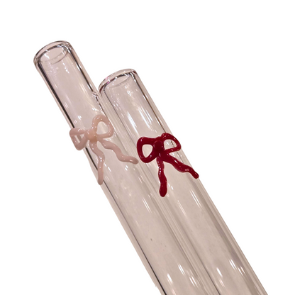 Reusable Glass Charm Straw by manic pixie dream squirrel