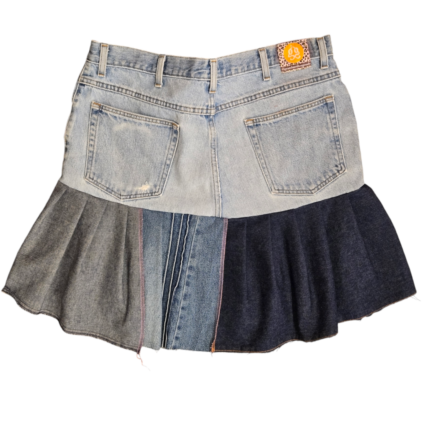 Patchwork Denim Shorts & Skirts by Grandmother Goods