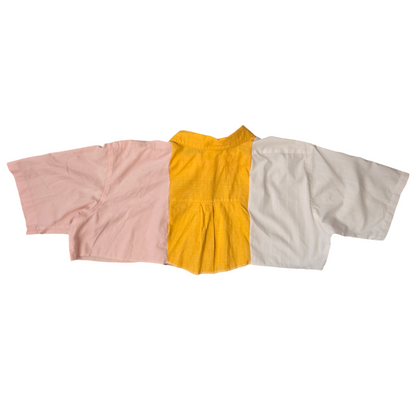 Button Down Crops by Fruitful Interpretation of Time