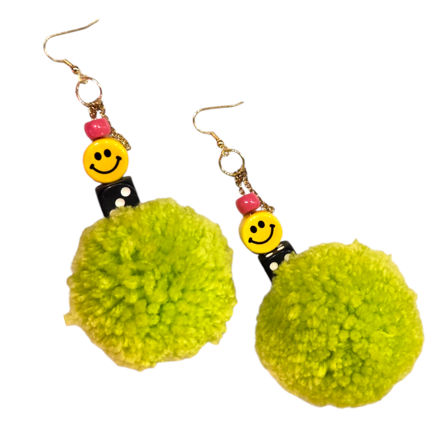 Pompom Earrings by Mix and Mack