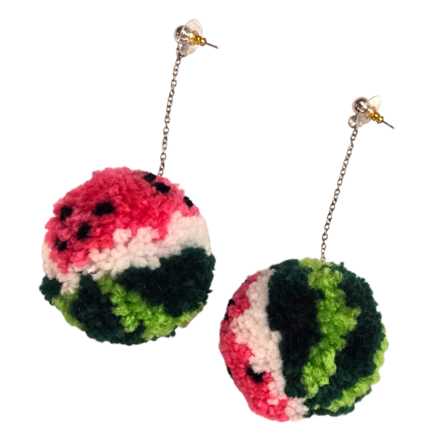 Pompom Earrings by Mix and Mack