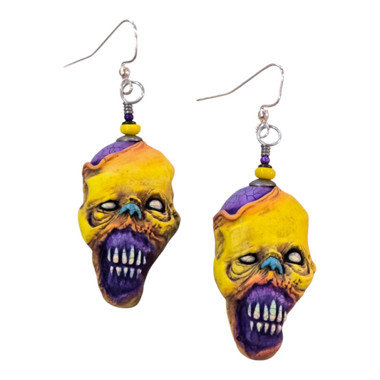 Dangly Earrings by Zombie Head