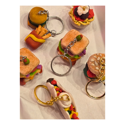 Sculpted Food Keychains by PhoeNyx Leslie