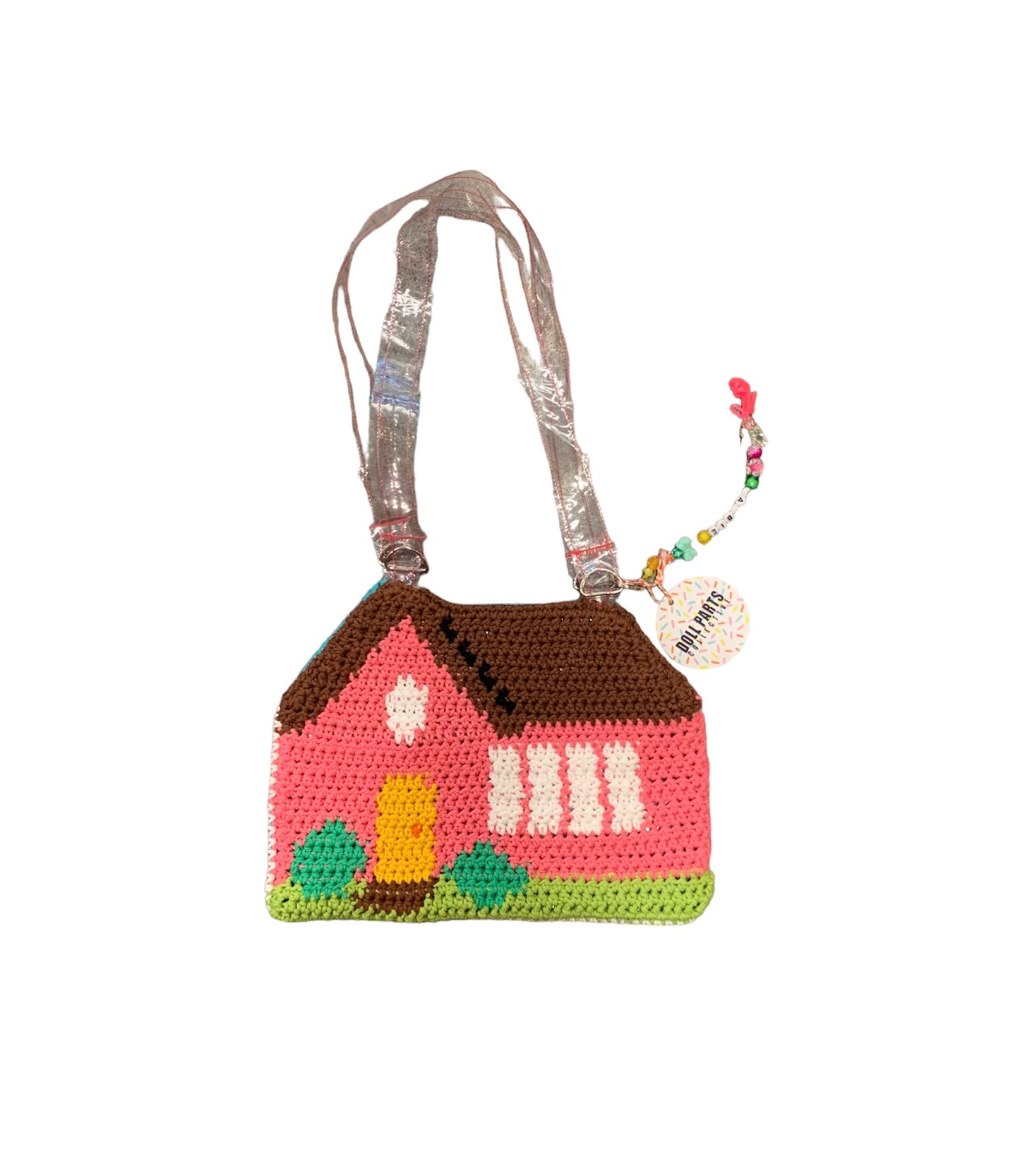 Handmade Dream House Crochet Bag by Soft Stella