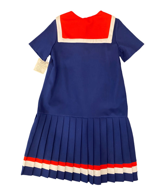 70’s Deadstock Nautical Dress with Belt