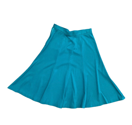 1970s Teal Skirt