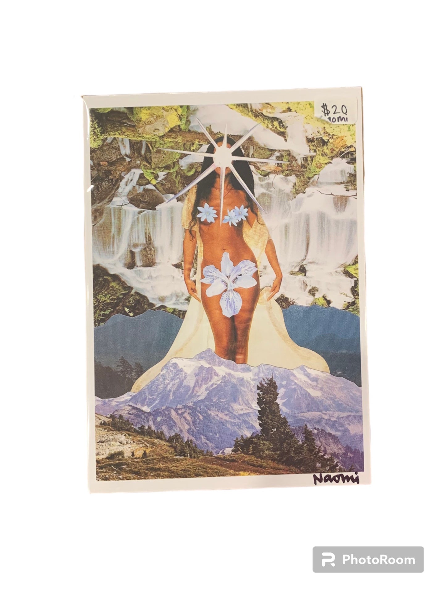 Mountain Goddess Print by Naomi Amber Dawn