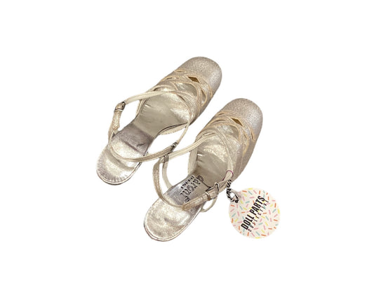 1960s Sparkly Silver Heels