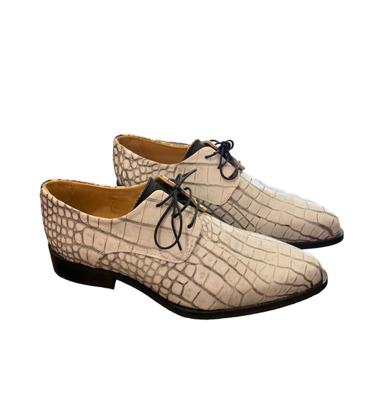Modern Snakeskin Print Leather Loafers by John Fluevog NEED MEASUREMENTS