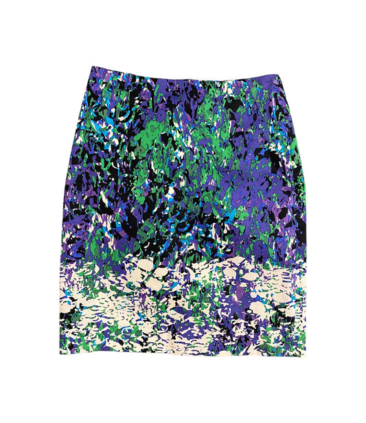 90’s/Y2K Abstract Watercolor Skirt