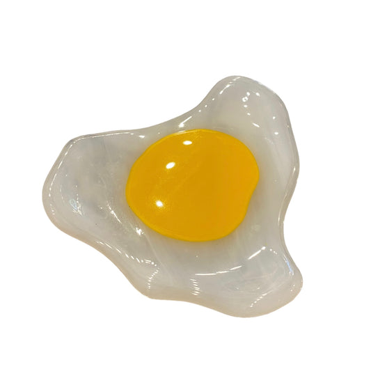 Glass Egg Dish by manic pixie dream squirrel