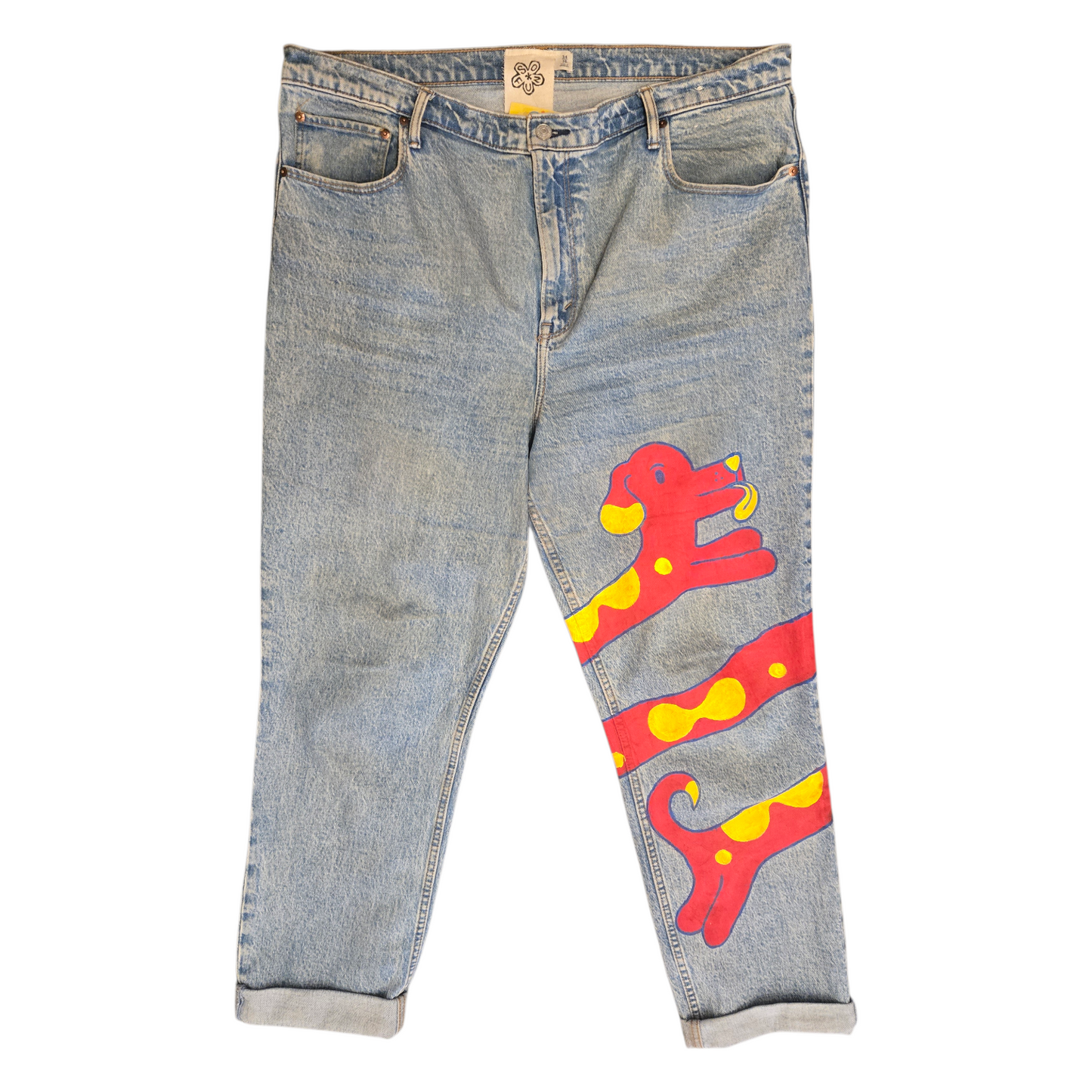 Hand Painted Jeans by So Fun