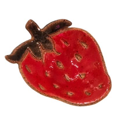 Strawberry Dishes by the Introverted Potter