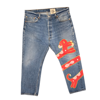 Hand Painted Jeans by So Fun