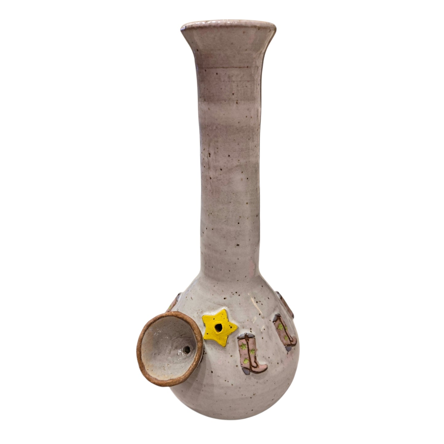 Boot Scootin' Ceramic Bong by The Introverted Potter