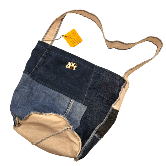 Patchwork Denim Bucket Bags by Grandmother Goods