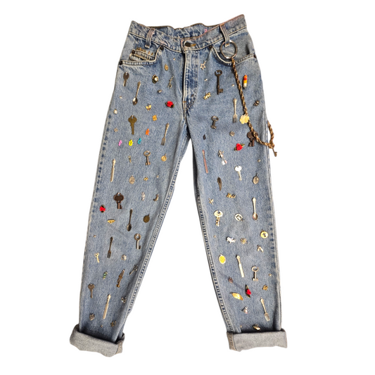 Haute Trash: Lucky Charm Jeans by Becky Bacsik