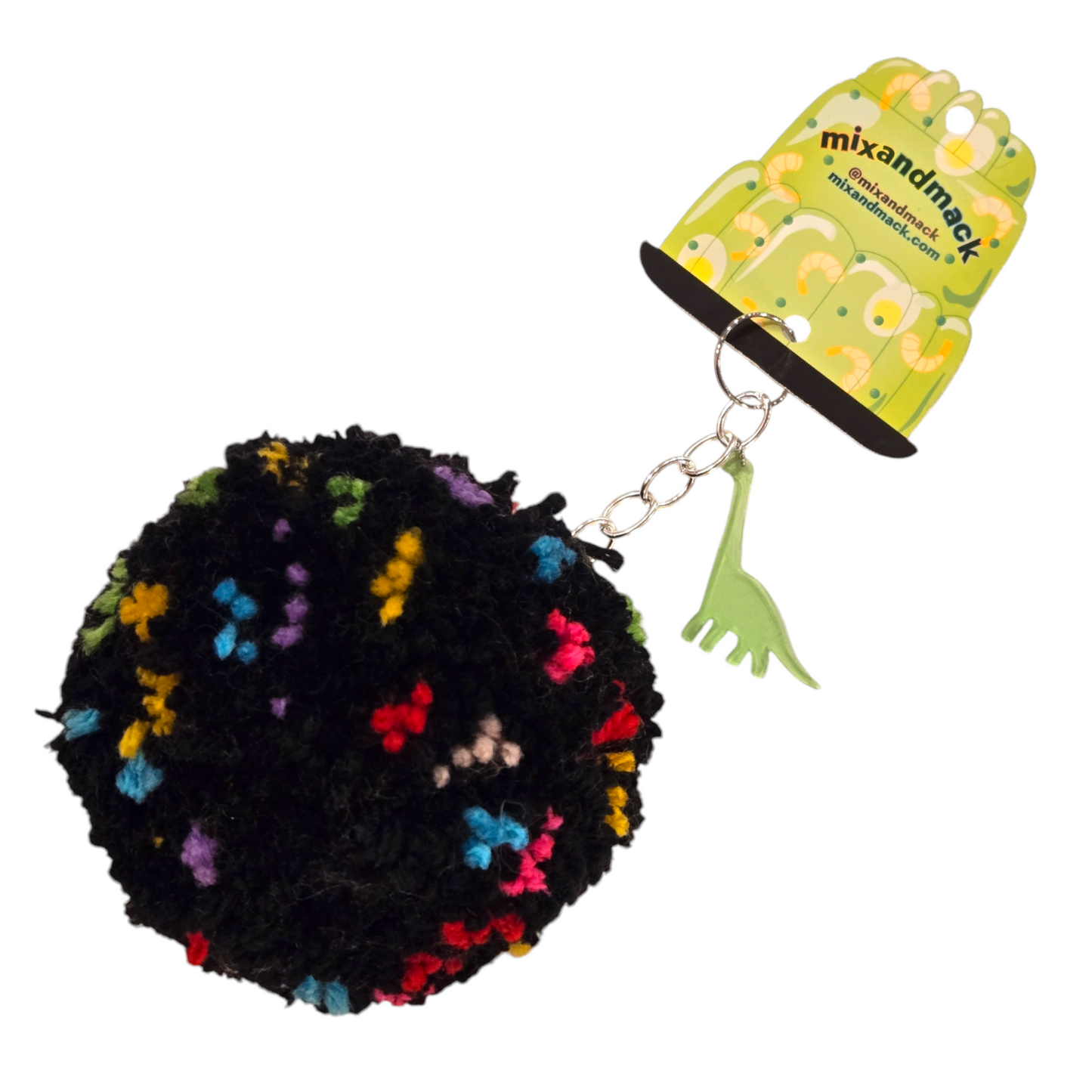 Pompom Keychains by Mix and Mack