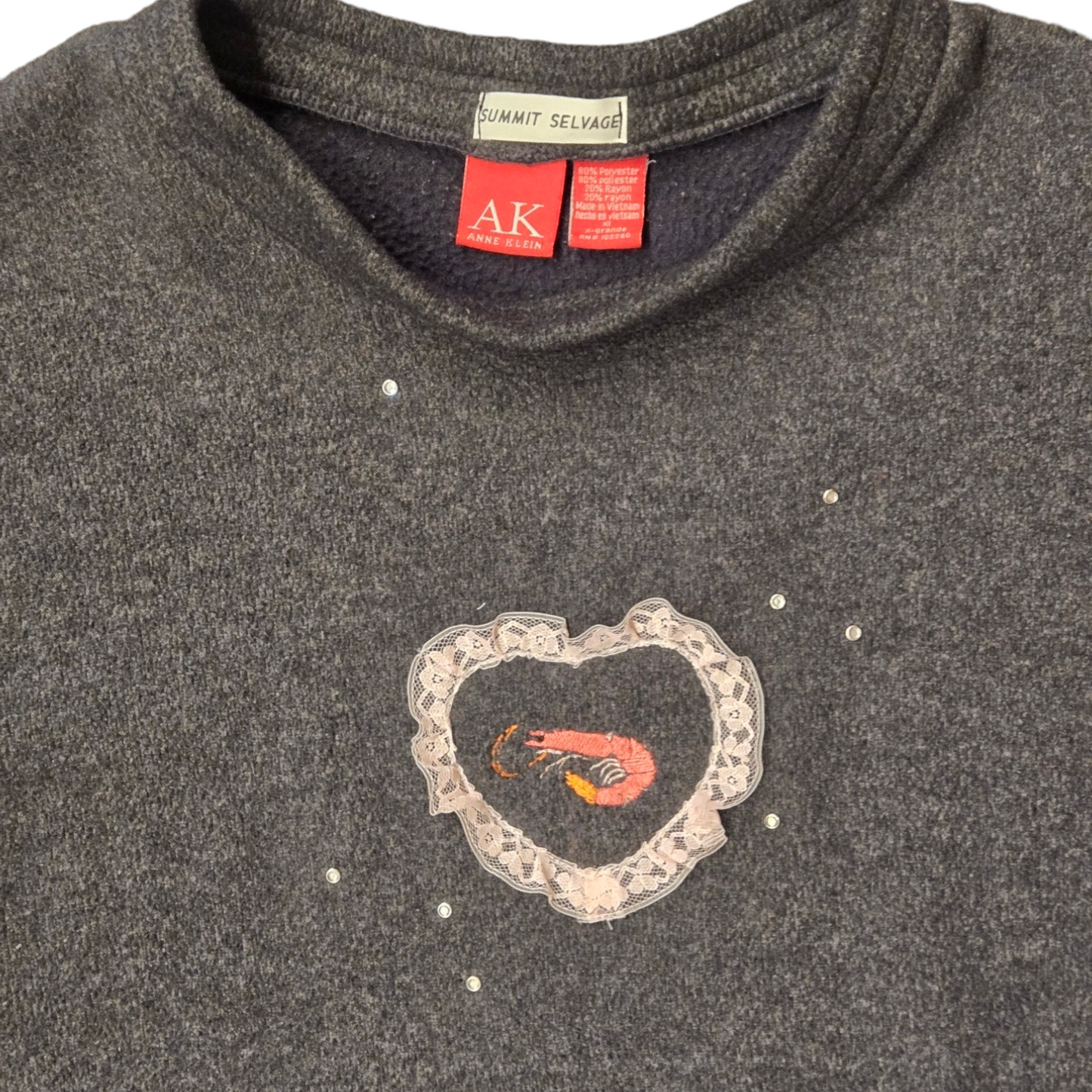 I Heart Shrimp Sweater by Summit Selvage