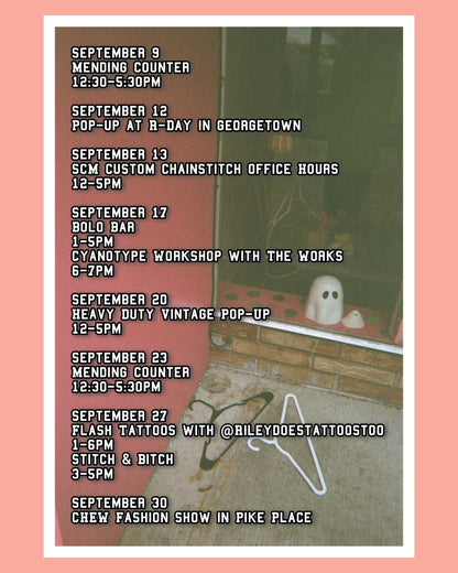 September Classes & Events Calendar!