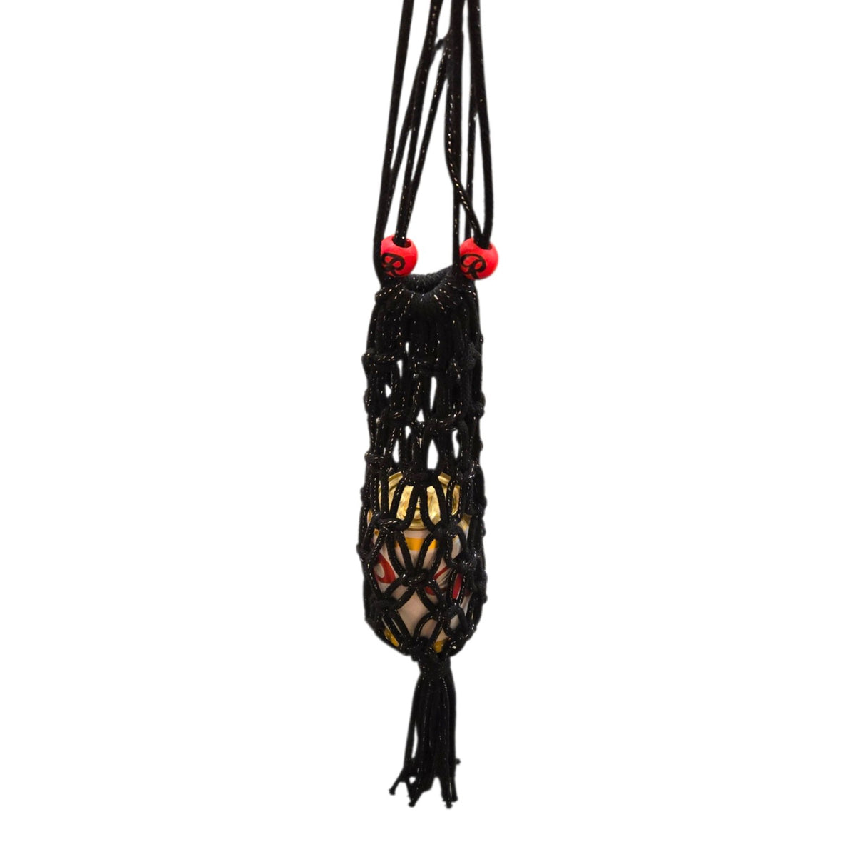 Rainier Beaded Macrame Drink Bag by Bohobaby Macrame