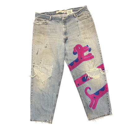Hand Painted Jeans by So Fun