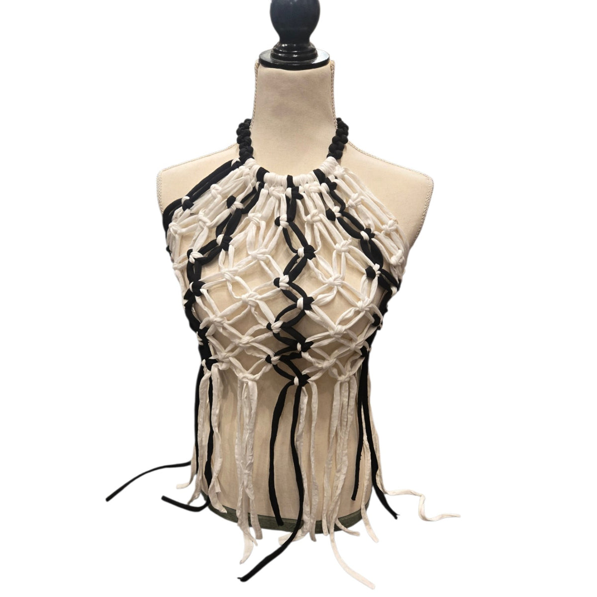 Rainier Beaded Macrame Tops by Bohobaby Macrame