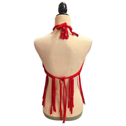 Rainier Beaded Macrame Tops by Bohobaby Macrame