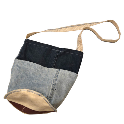 Patchwork Denim Bucket Bags by Grandmother Goods