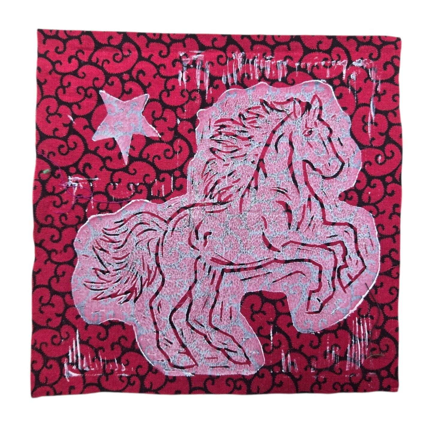 Block Printed Patches by boygirl