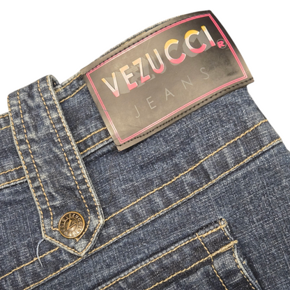 Y2k Vezucci Denim Midi Skirt