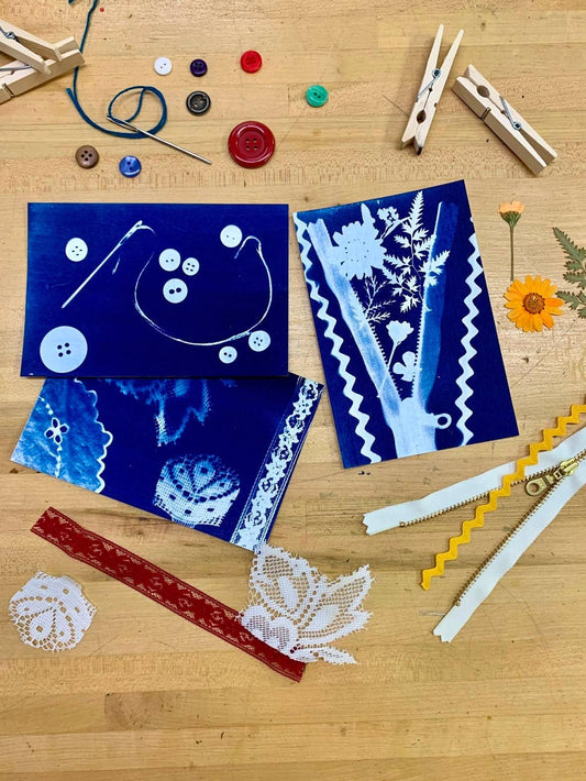 Cyanotype Postcards with The Works! at Doll Parts - Thursday, September 17th - 6:00-7:00pm - $50