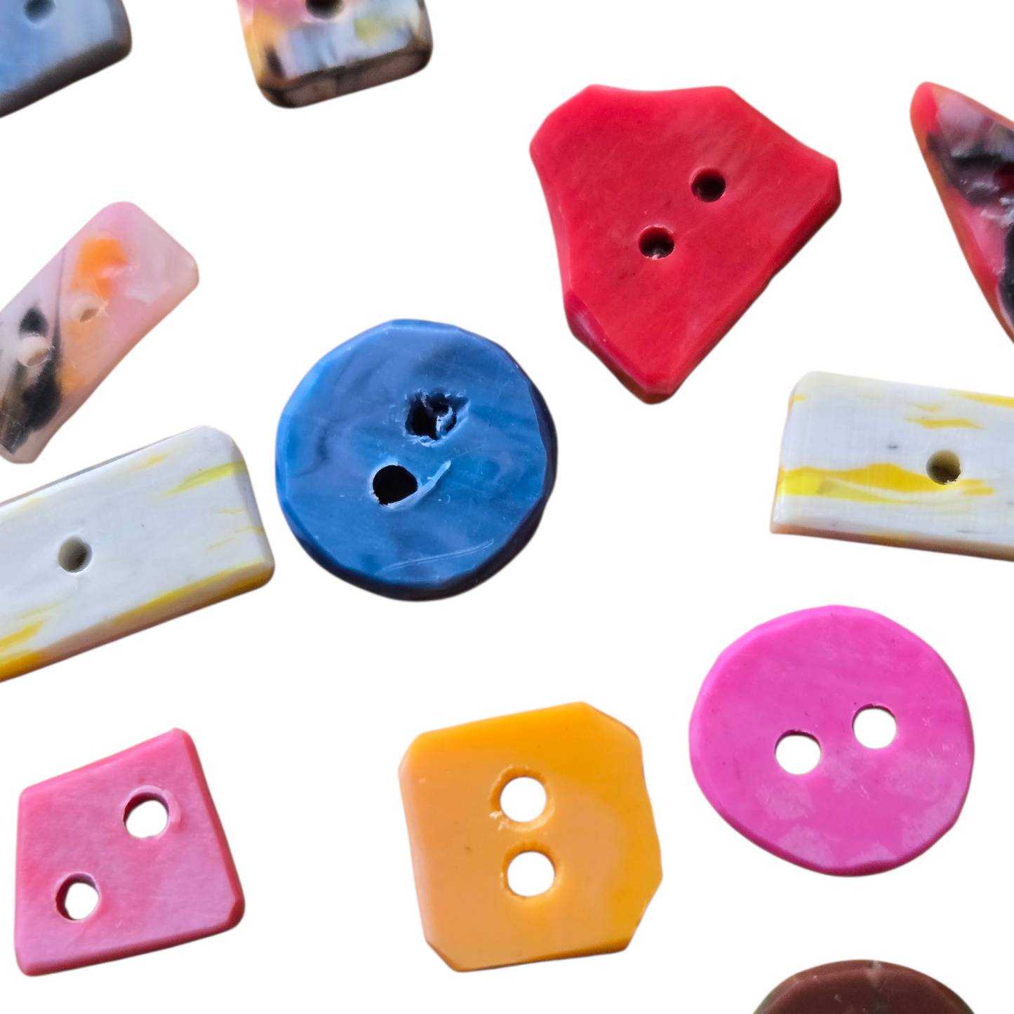Handmade Recycled Plastic Buttons by Cool Trash