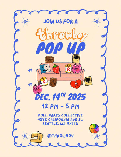 THROWBOY Pop-Up at Doll Parts! - Sunday, December 14th - 12pm-5pm