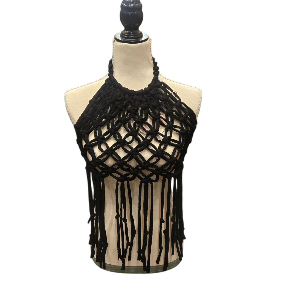 Rainier Beaded Macrame Tops by Bohobaby Macrame