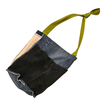 Patchwork Denim Bucket Bags by Grandmother Goods