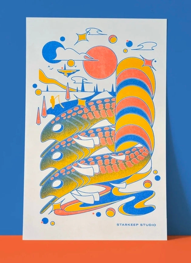 Riso Prints by StarKeep Studio