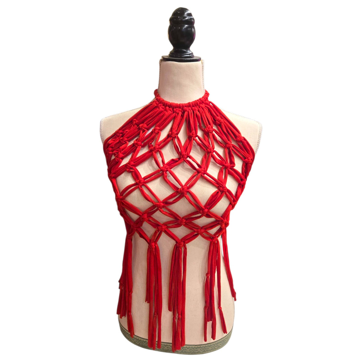 Rainier Beaded Macrame Tops by Bohobaby Macrame
