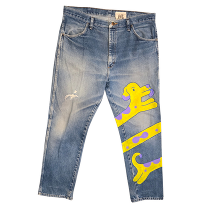 Hand Painted Jeans by So Fun