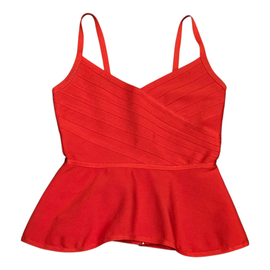 Y2K Red Herve Leger-Inspired Bandage Top