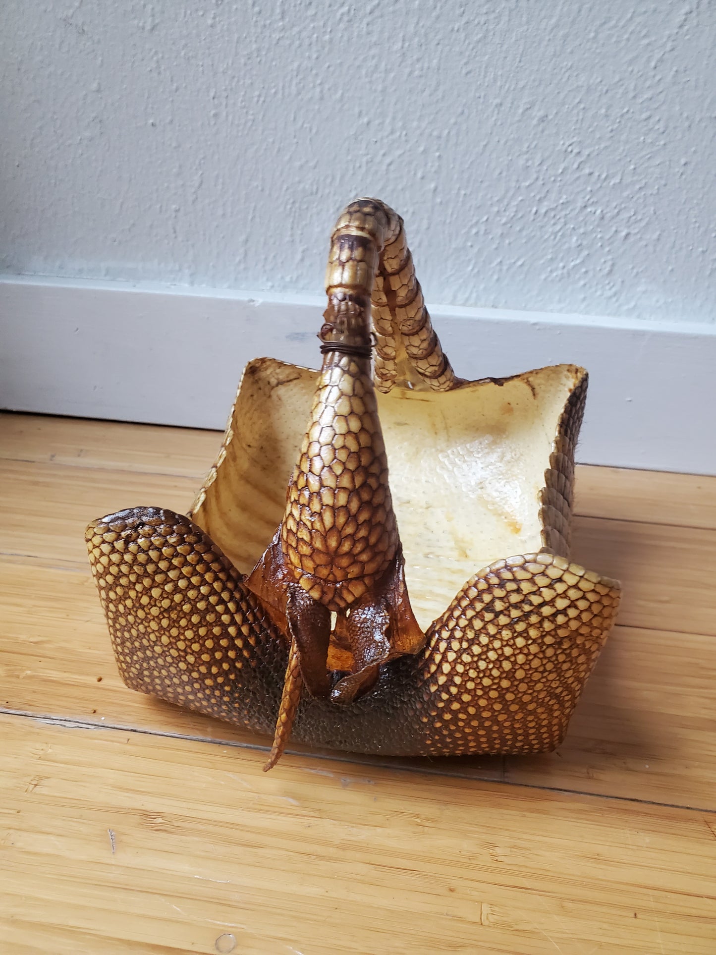 Antique Armadillo Basket