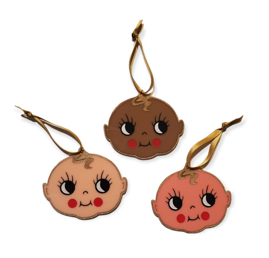 Doll Face Ornament by Doll Parts Collective x Chaos Coven