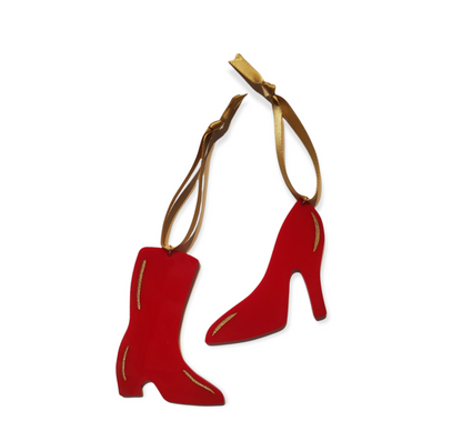 Ruby Red Shoe Ornament by Doll Parts Collective x Chaos Coven