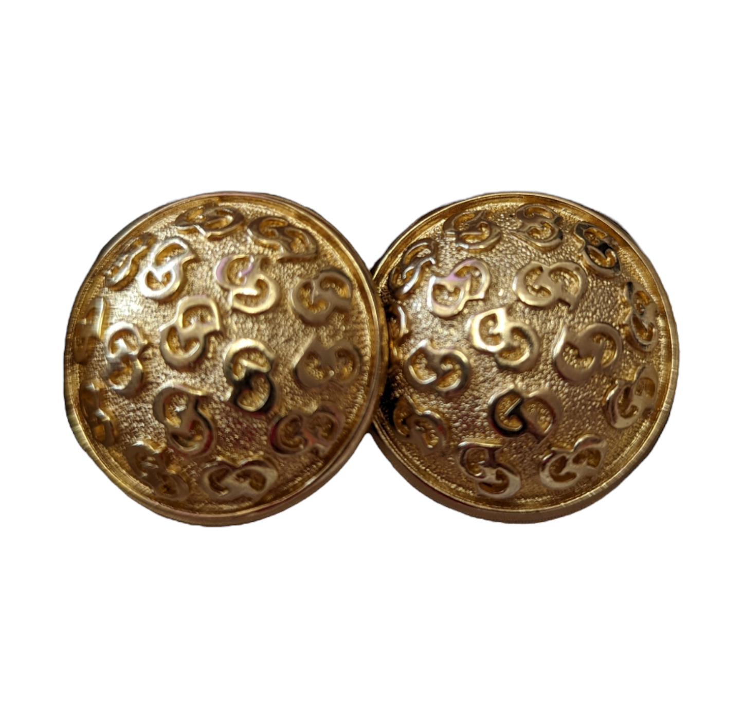 1980s Gold-tone Christian Dior Clip On Earrings
