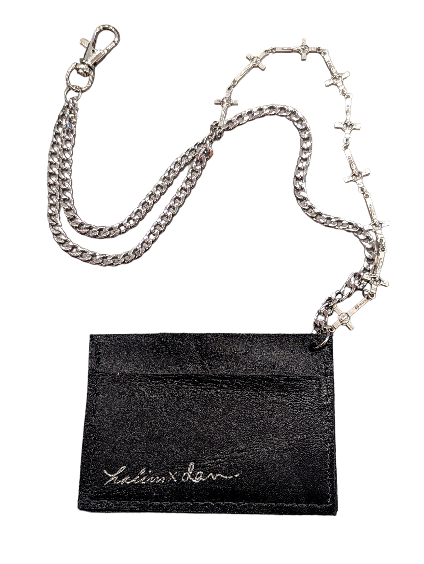 Handmade Chain & Leather Wallet by Dan McLean x Halim