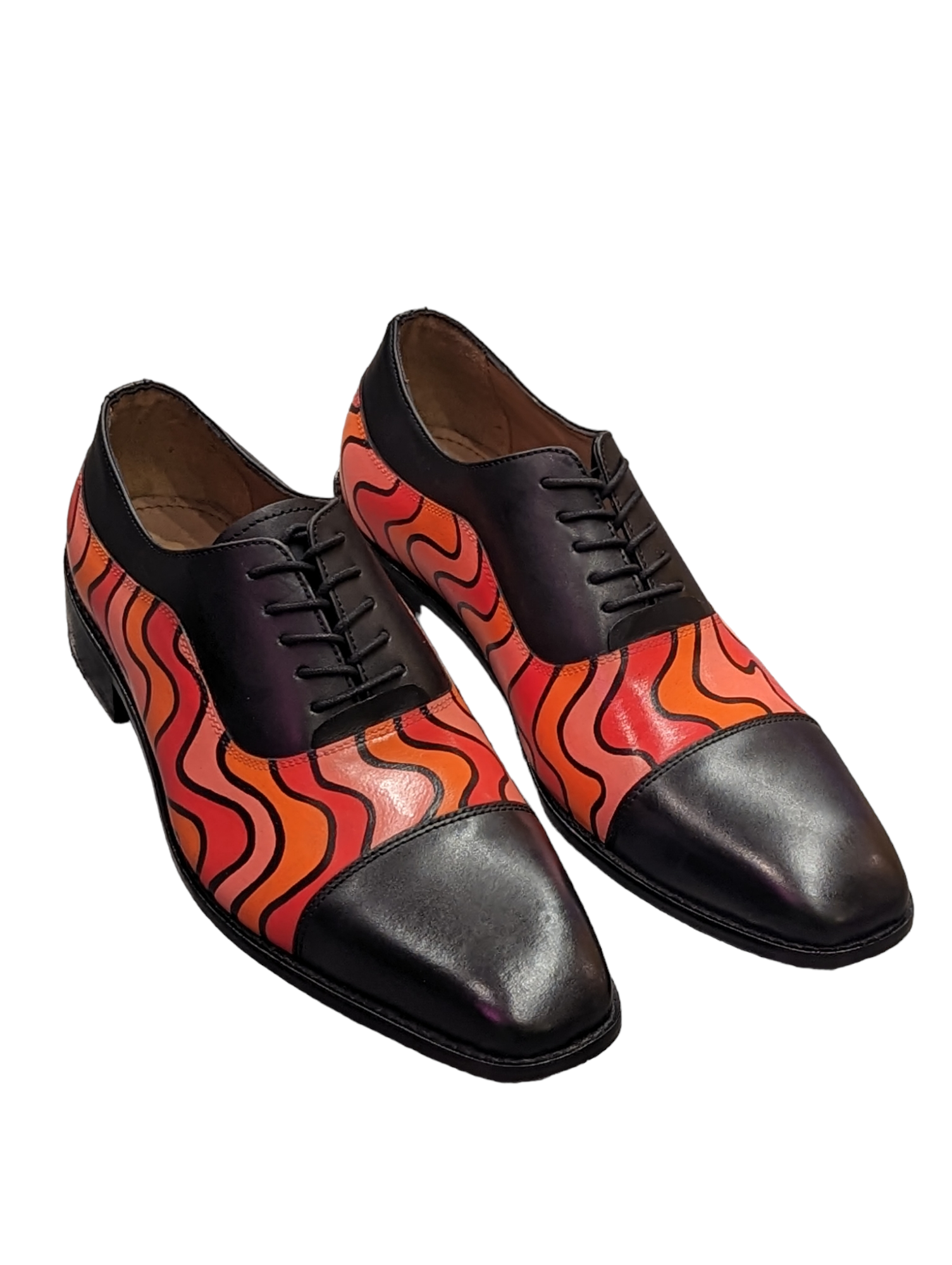 Hand Painted Leather Lethato Shoes by Becky Bacsik – Doll Parts Collective